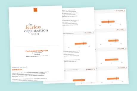 Organization PSI Report Mockup Free